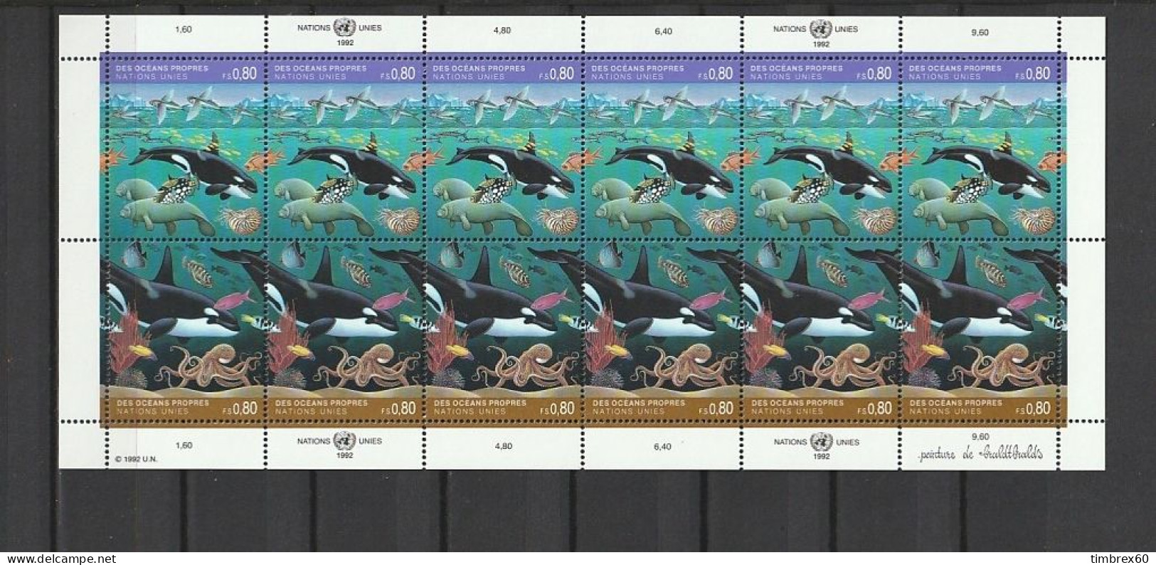 ONU - GENEVE - LOT 118 - ANNEE 1992 - NEUF** - UNO