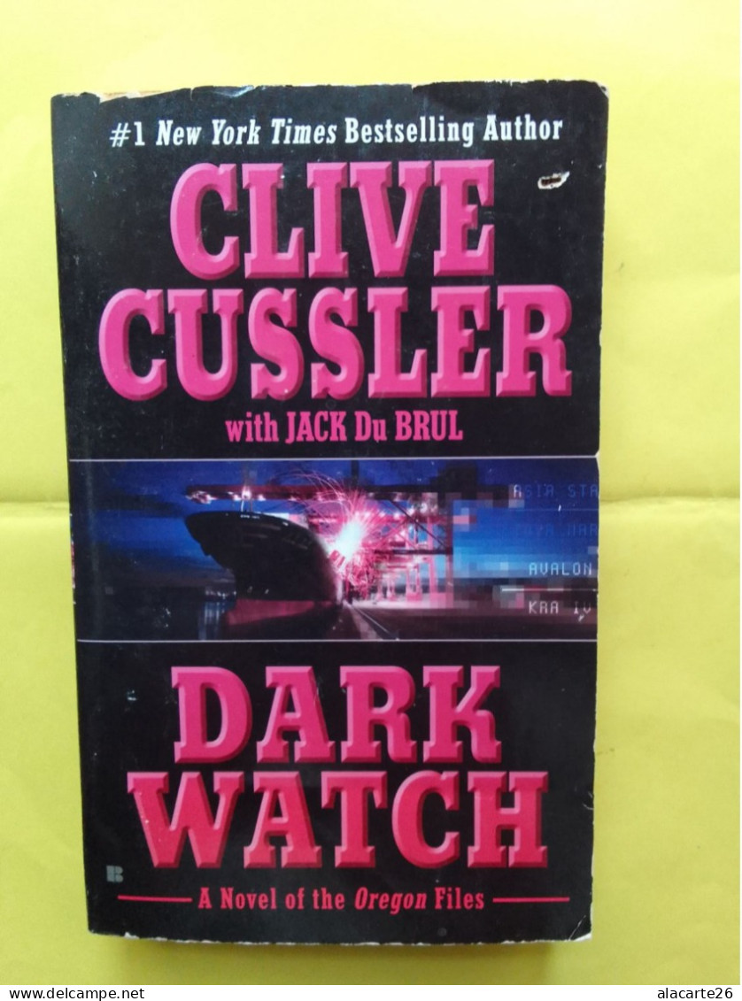 DARK WATCH / CLIVE CUSSLER WITH JACK DU BRUL - Other & Unclassified