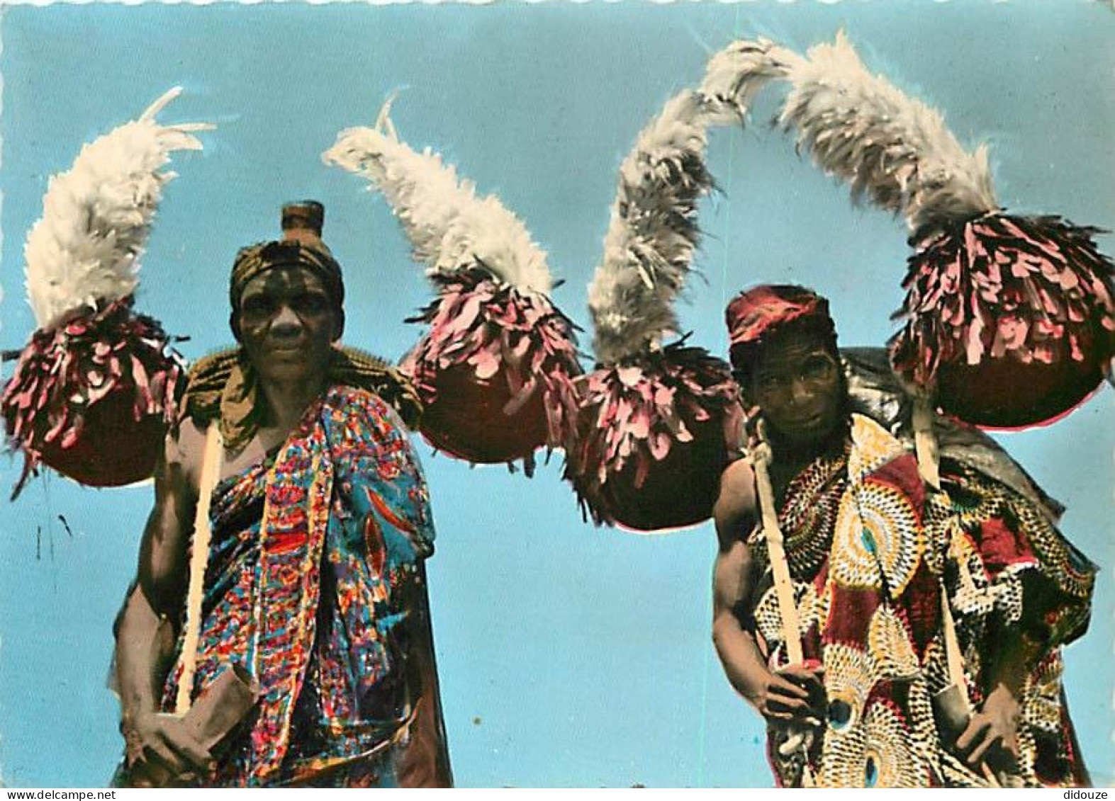 Dahomey - Danse Fétichiste - Actchina - Folflore - Danseurs Africains - Carte Dentelée - CPSM Grand Format - Voir Scans  - Dahome