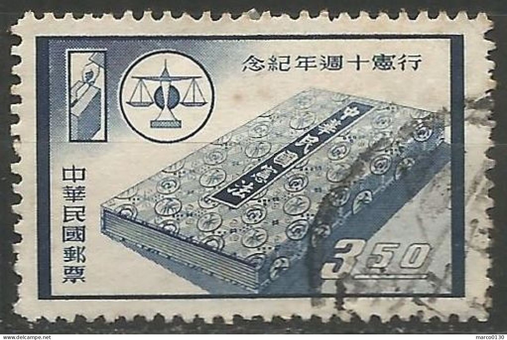 FORMOSE (TAIWAN) N° 280 + N° 281 + N° 282 + N° 283 OBLITERE - Used Stamps