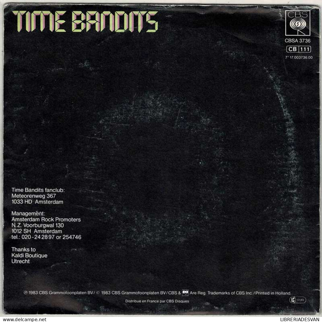 Time Bandits - I'm Only Shooting Love / Only Lovers Will Survive. Single Póster - Altri & Non Classificati