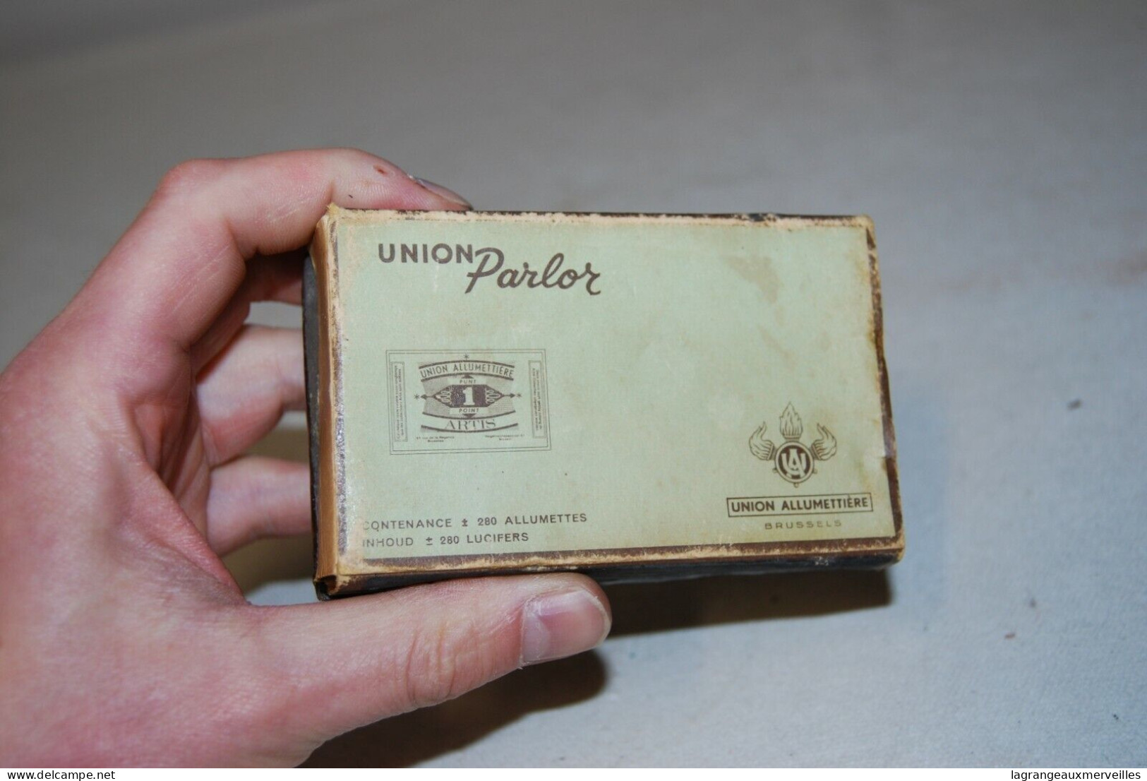 C212 Ancien Boite Allumette UNION PARLOR - Matchboxes