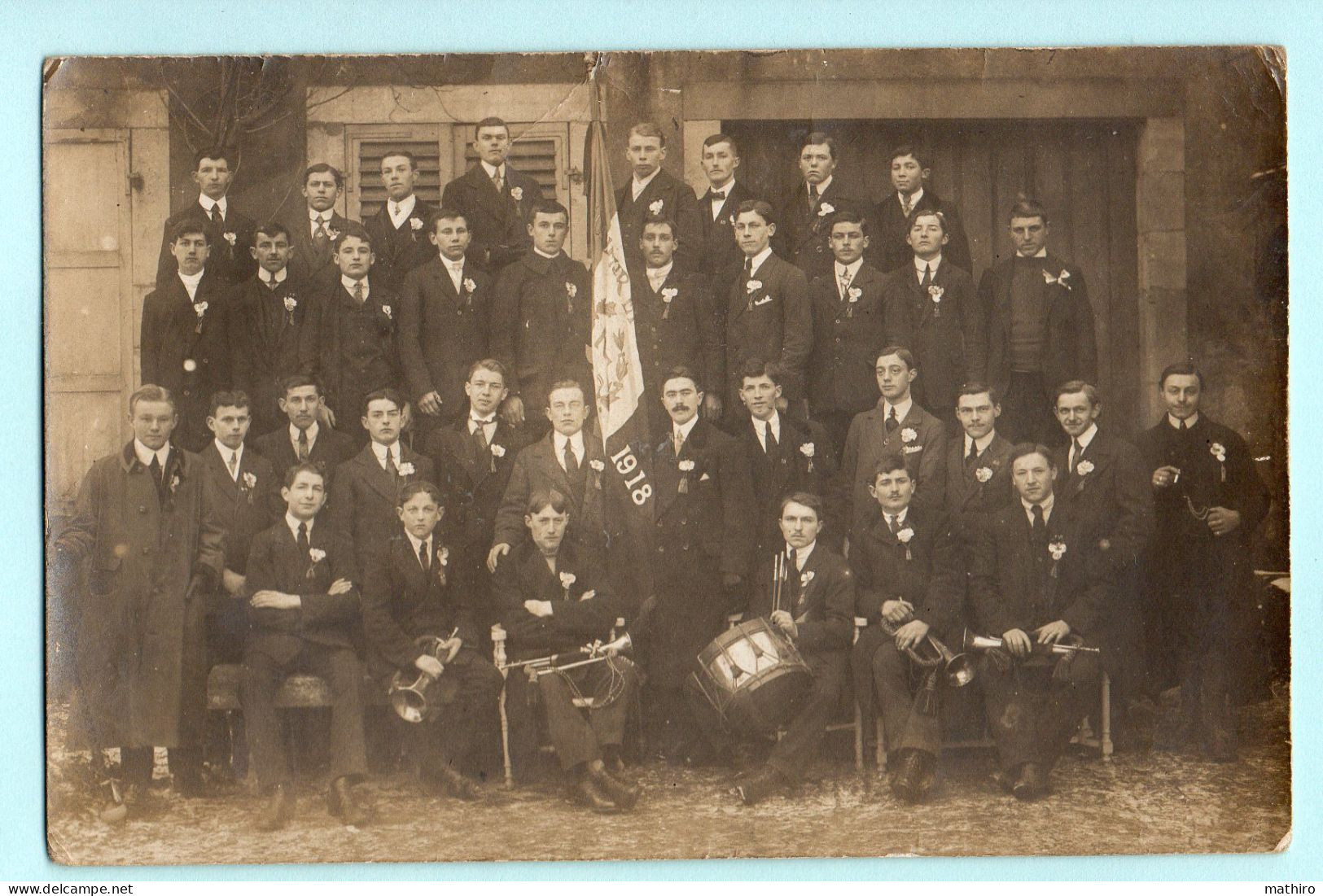 Canton De SAULX - Carte Photo - CONSCRITS - Classe 1918 - - Saulx