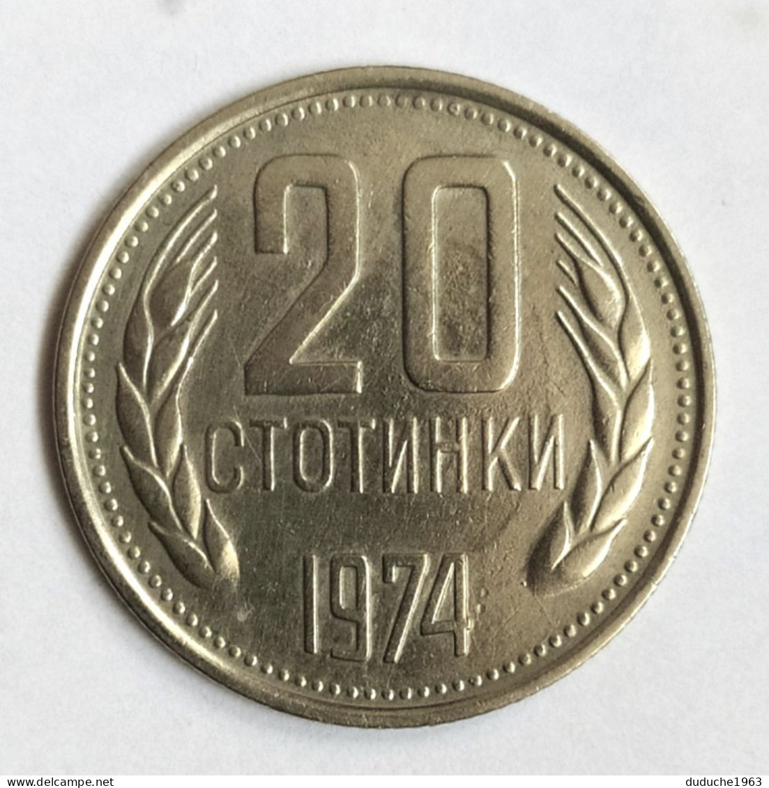 Bulgarie - 20 Stotinki 1974 - Bulgarie
