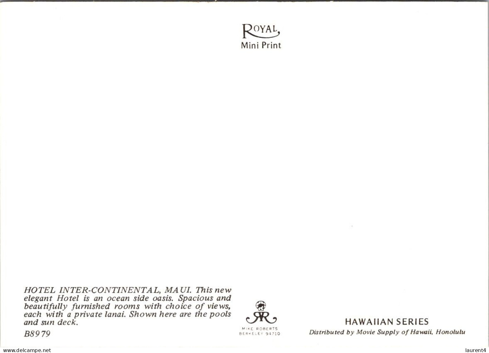 31-3-2024 (4 Y 31) USA - Hawaii Maui - Hotel Inter-Continental (pool) - Hotels & Restaurants