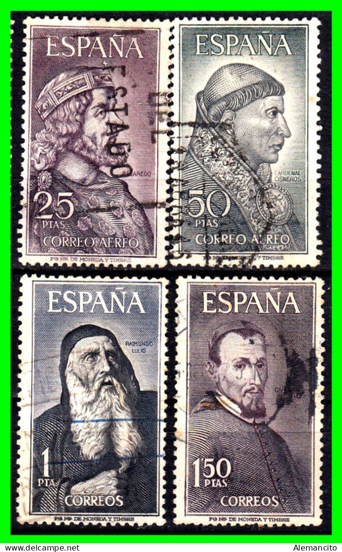 ESPAÑA SELLOS AÑO 1963 - PERSONAJES ESPAÑOLES SERIE - - Used Stamps