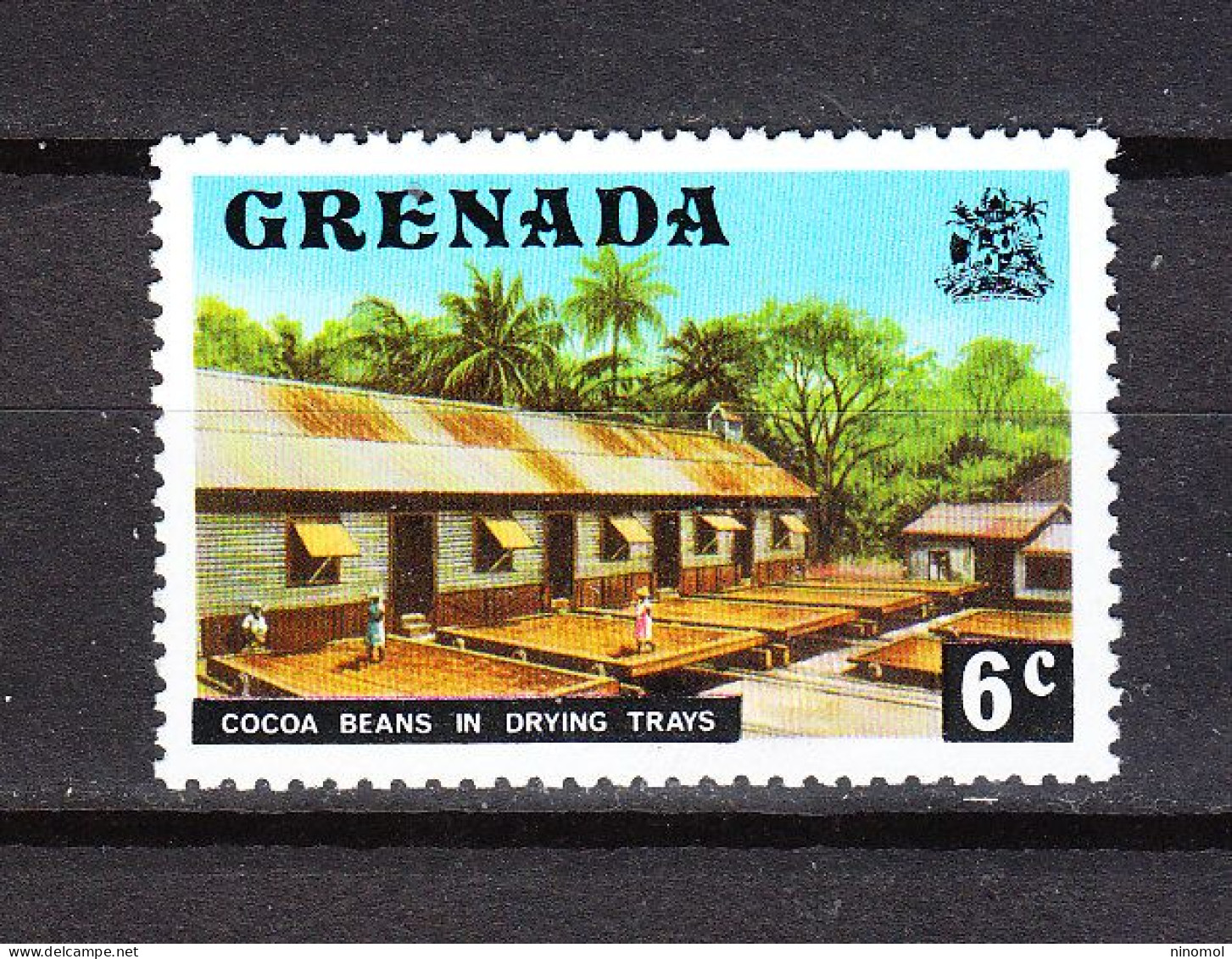 Grenada   -  1978. Preparazione Del Cacao. Cocoa Beans In Drying Trays  MNH - Fábricas Y Industrias