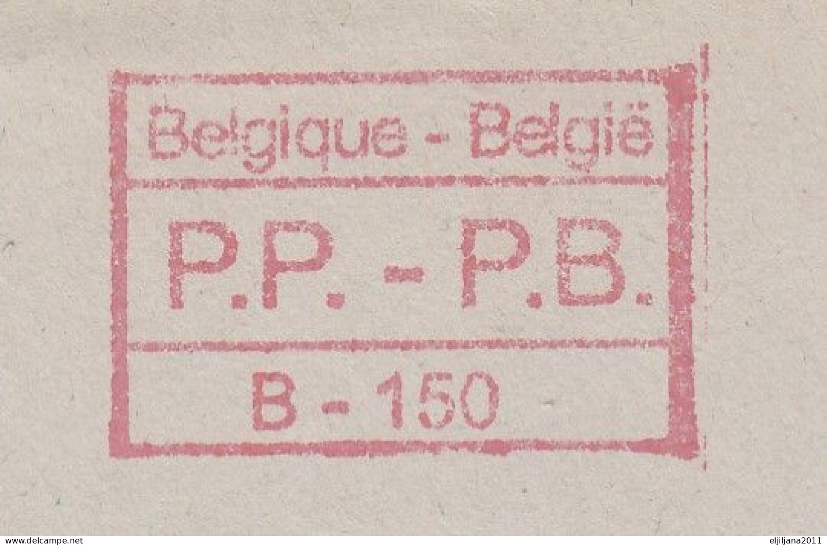 ⁕ Belgium / Belgique ⁕ Old Envelope With A Window P.P. - P.B. ⁕ Stationery Cover Mail Order Germany - Omslagen