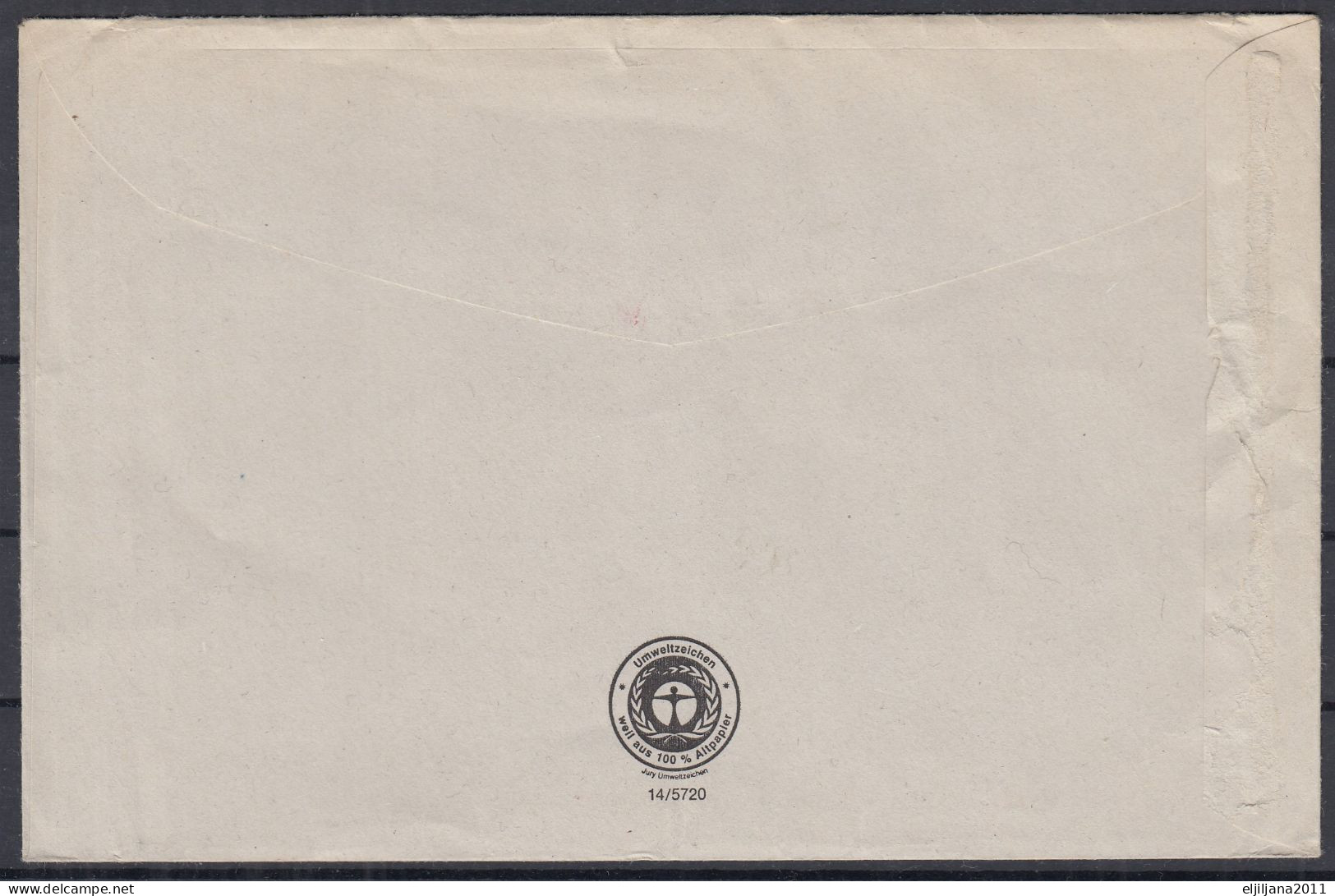 ⁕ Belgium / Belgique ⁕ Old Envelope With A Window P.P. - P.B. ⁕ Stationery Cover Mail Order Germany - Briefe