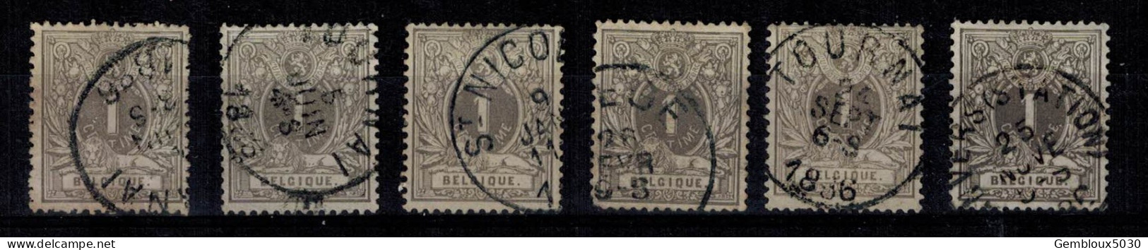 Lot 43/5 Belgique N° 43°  6x - Lots & Kiloware (max. 999 Stück)