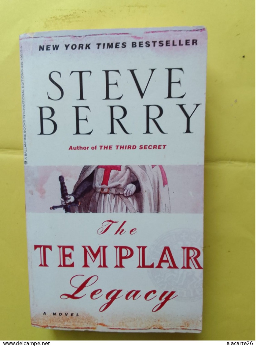 THE TEMPLAR LEGACY / STEVE BERRY - Andere & Zonder Classificatie