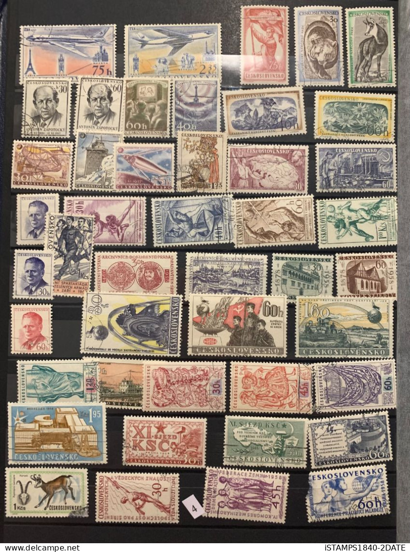 001203/ Czechoslovakia Mint + Used  Large Collection Good For Set Building - Collections, Lots & Séries