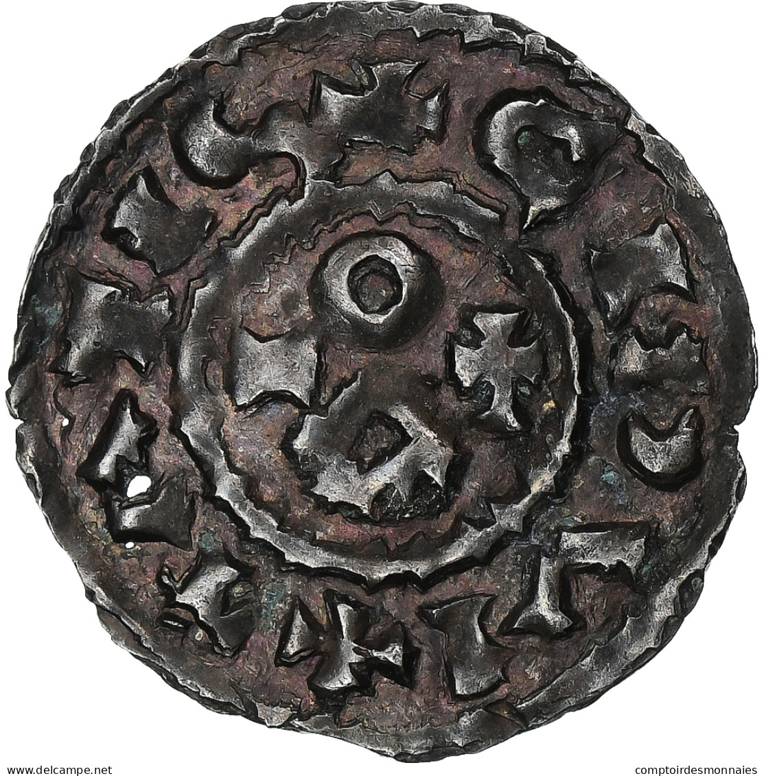 Comté De Carcassonne, Denier, 950-1075, Carcassonne, Argent, TTB+ - Sonstige & Ohne Zuordnung