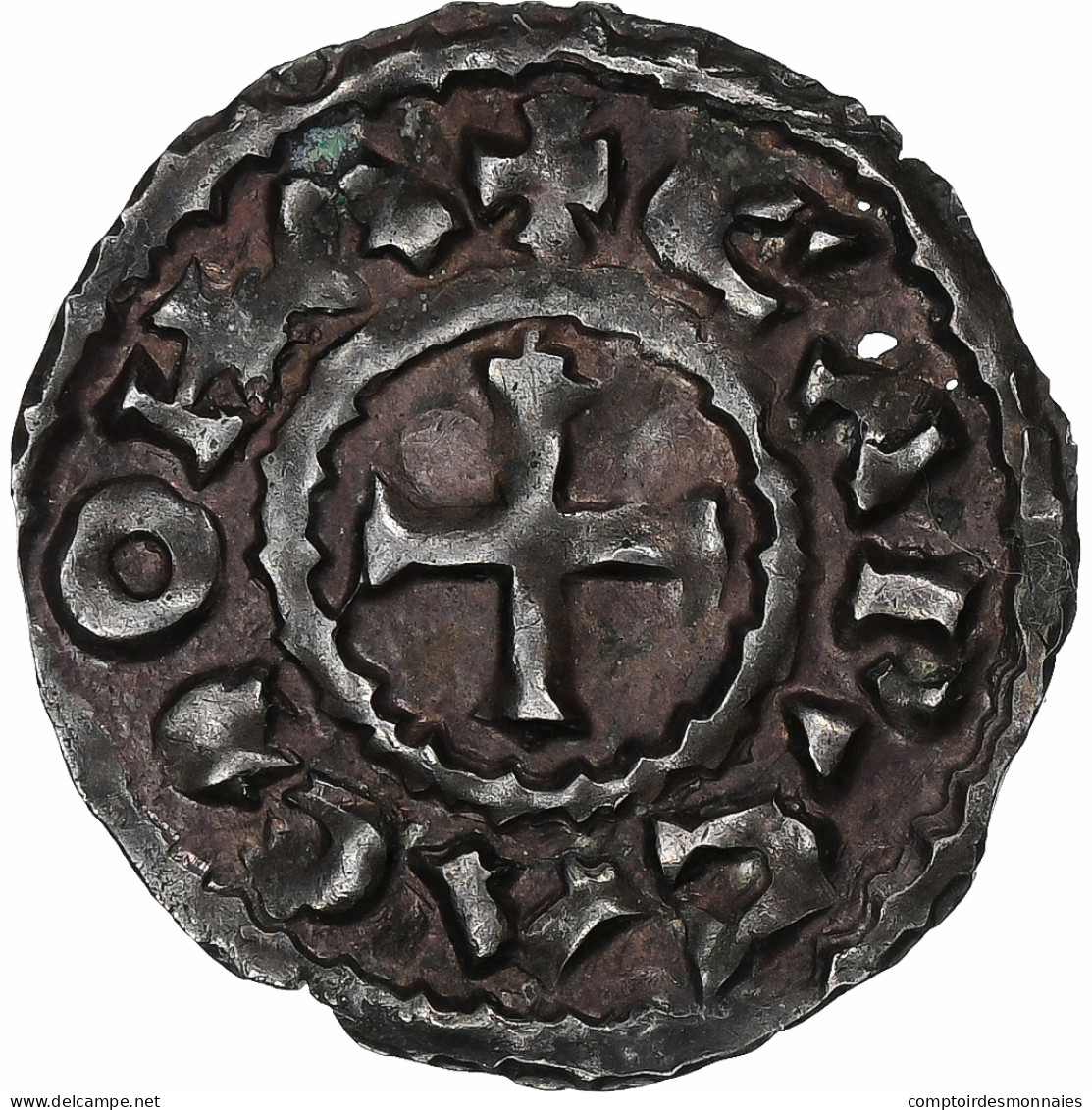 Comté De Carcassonne, Denier, 950-1075, Carcassonne, Argent, TTB+ - Sonstige & Ohne Zuordnung