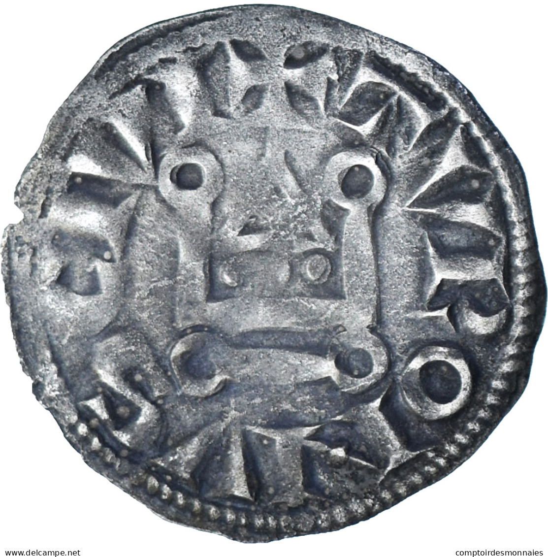 France, Louis VIII-IX, Denier Tournois, 1223-1244, Billon, TTB, Duplessy:188 - 1223-1226 Ludwig VIII. Der Löwe