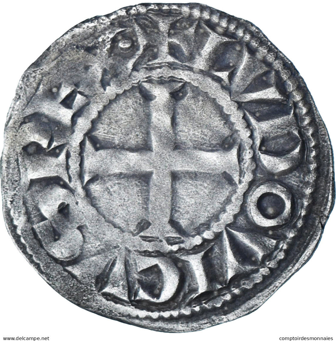 France, Louis VIII-IX, Denier Tournois, 1223-1244, Billon, TTB, Duplessy:188 - 1223-1226 Luigi VIII Il Leone
