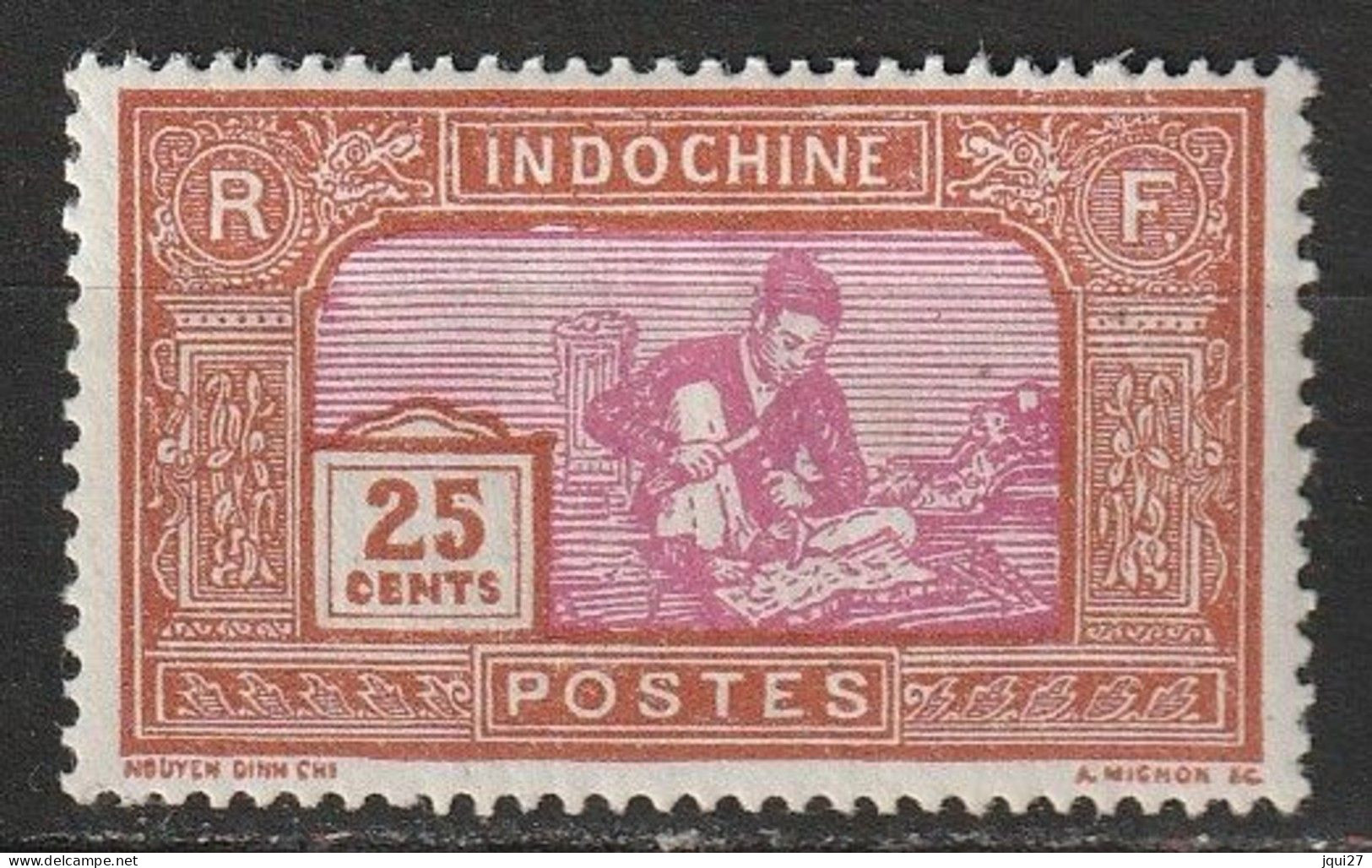 Indochine N° 141 * - Unused Stamps