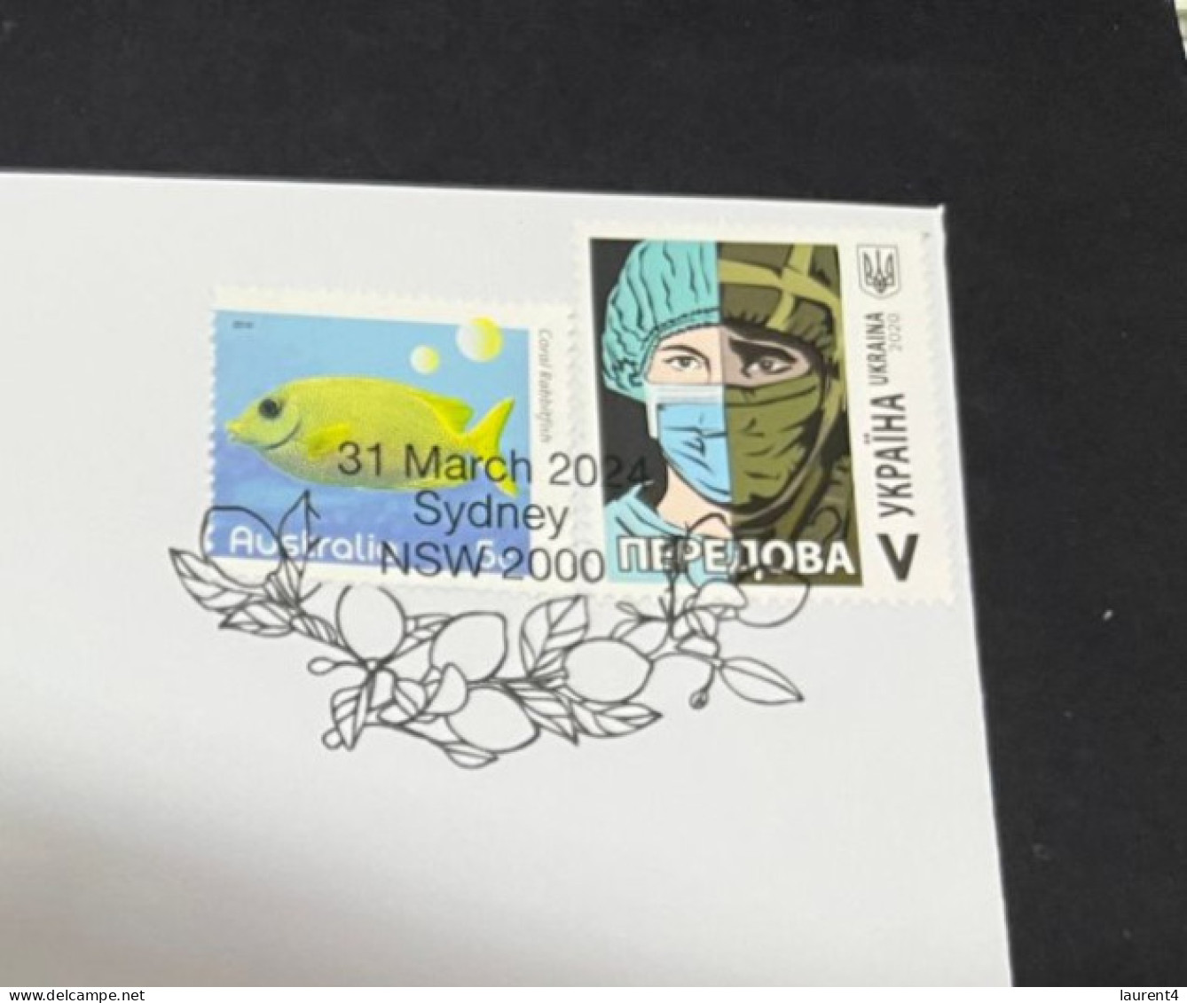 31-3-2024 (4 Y 33) COVID-19 4th Anniversary - Donetsk (Ukraine  / Russia) - 31 March 2024 (with Ukraine COVID-19 Stamp) - Maladies