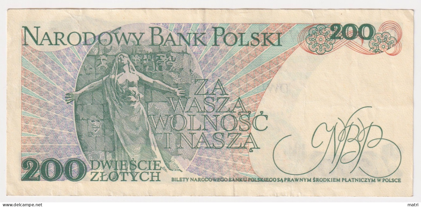 Poland 200 Zlotych 1986 - Polen