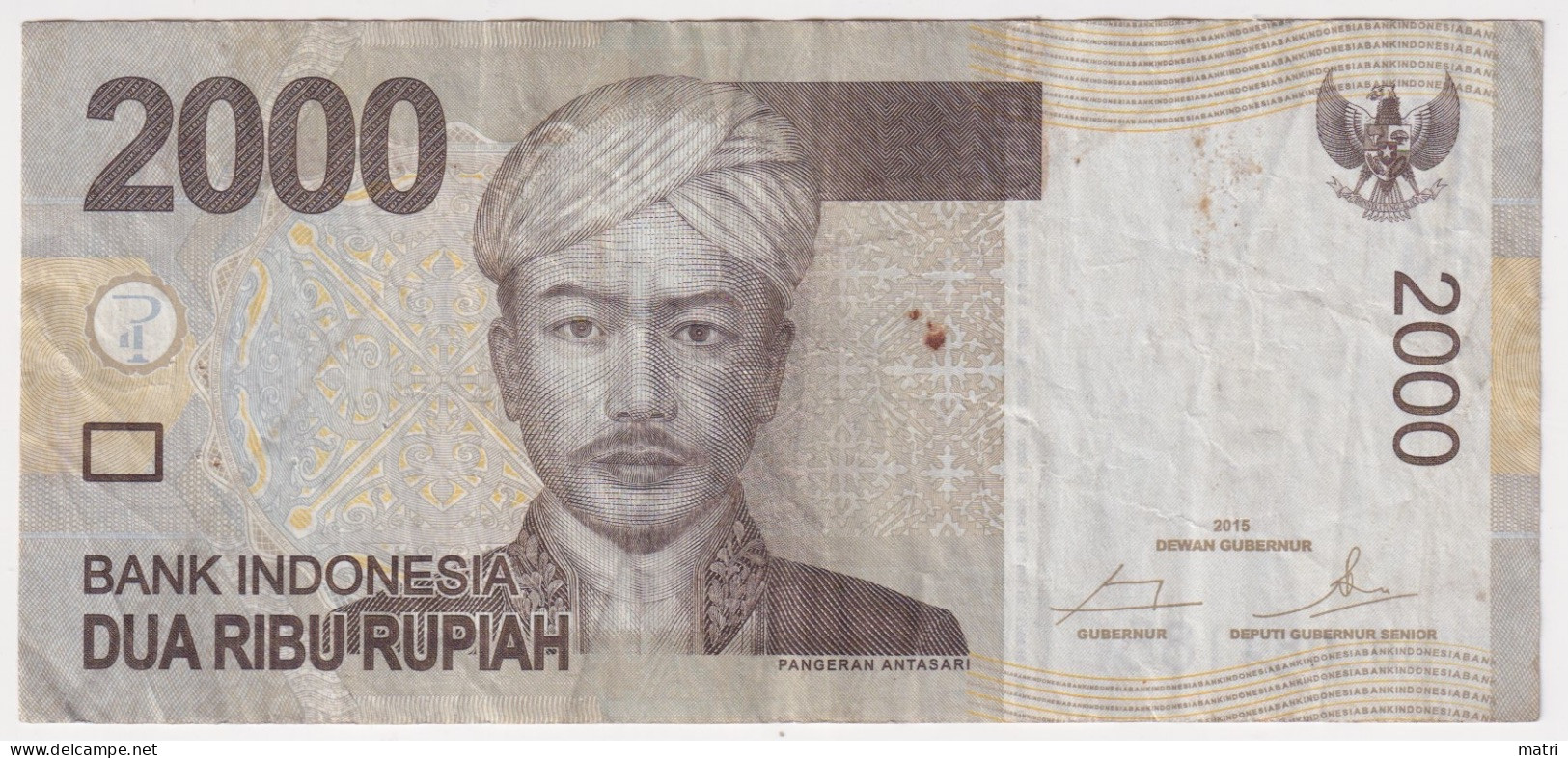 Indonesia 2000 Rupiah 2015 P-148g - Indonesia