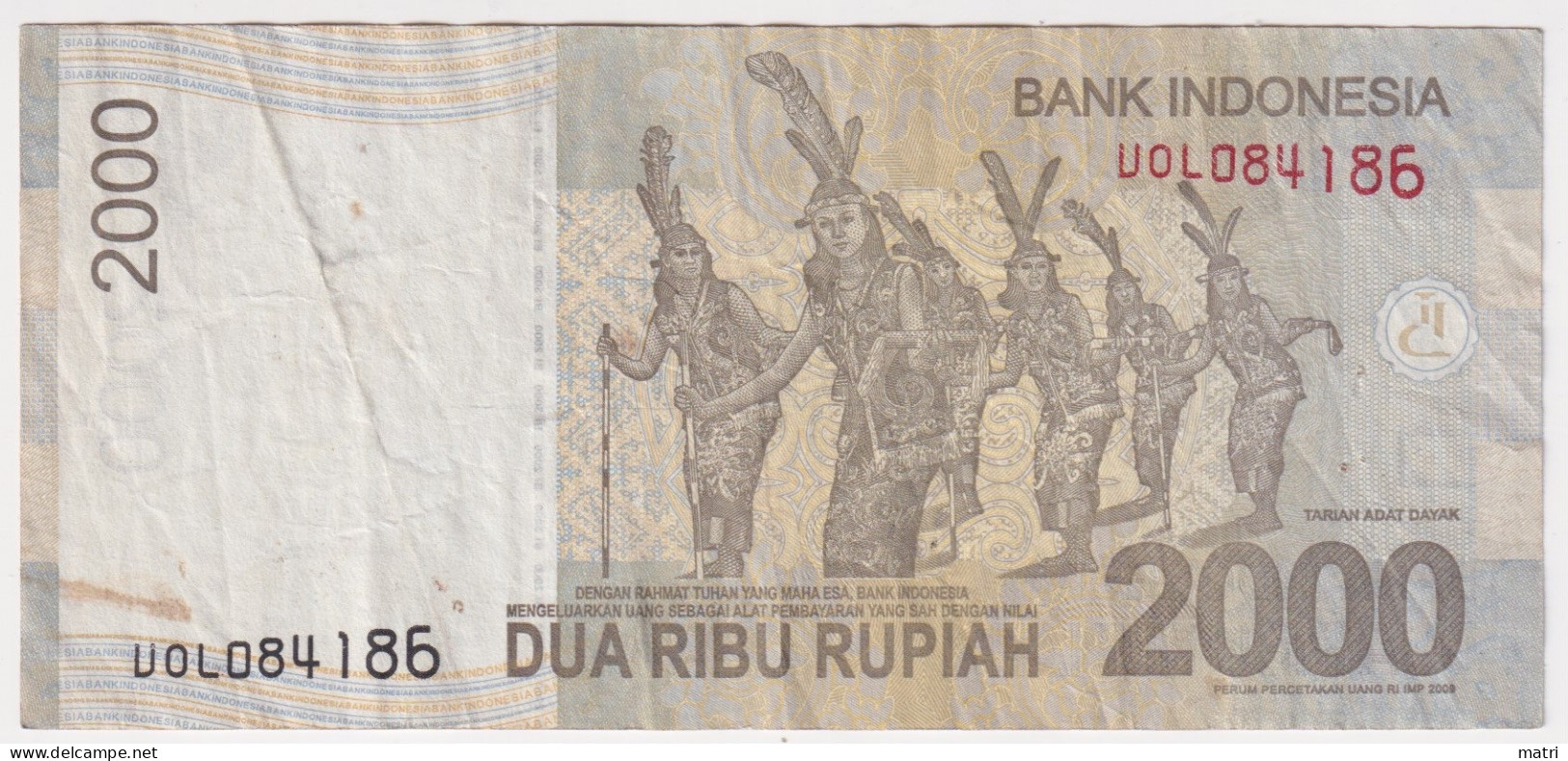 Indonesia 2000 Rupiah 2015 P-148g - Indonesië