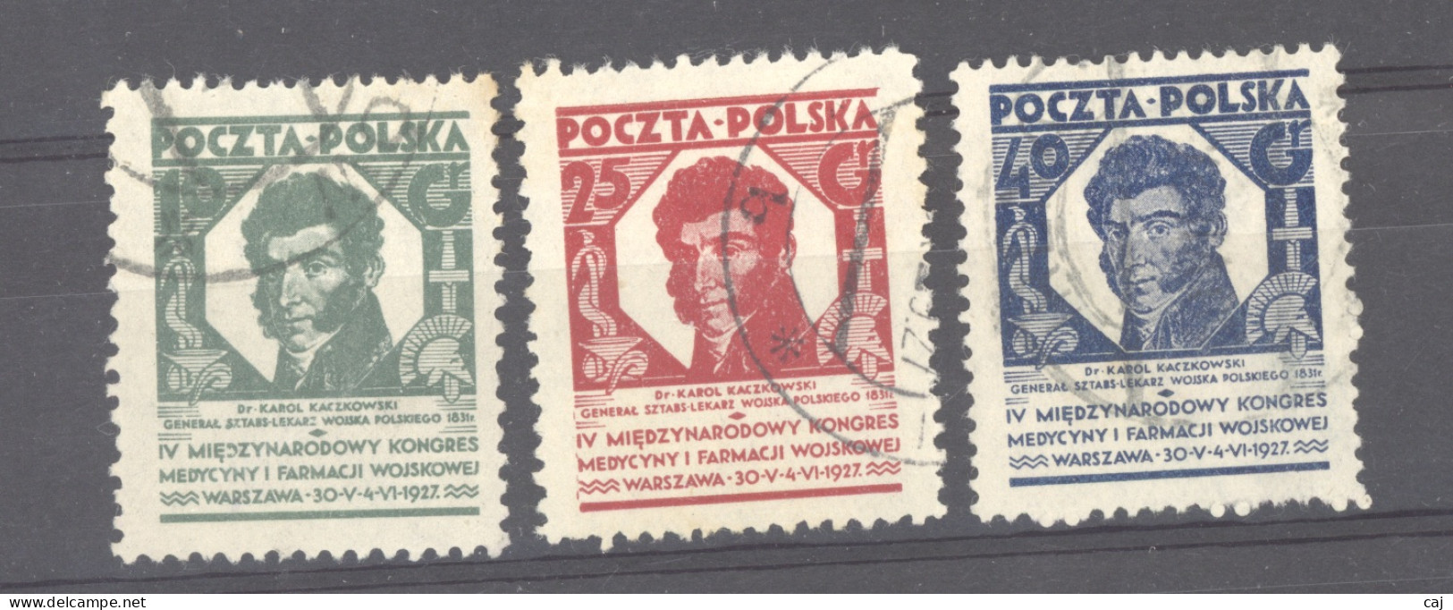 Pologne  :  Yv  336-38  (o) - Used Stamps