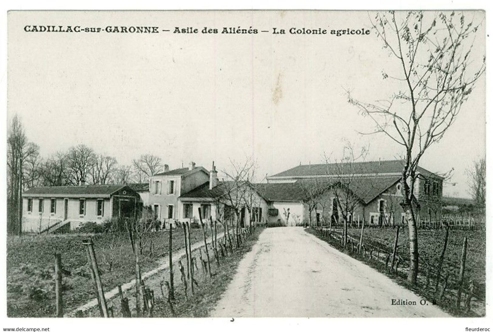 33 - CB51571CPA - CADILLAC SUR GARONNE - Asile - Colonie Agricole - Bon état - GIRONDE - Cadillac