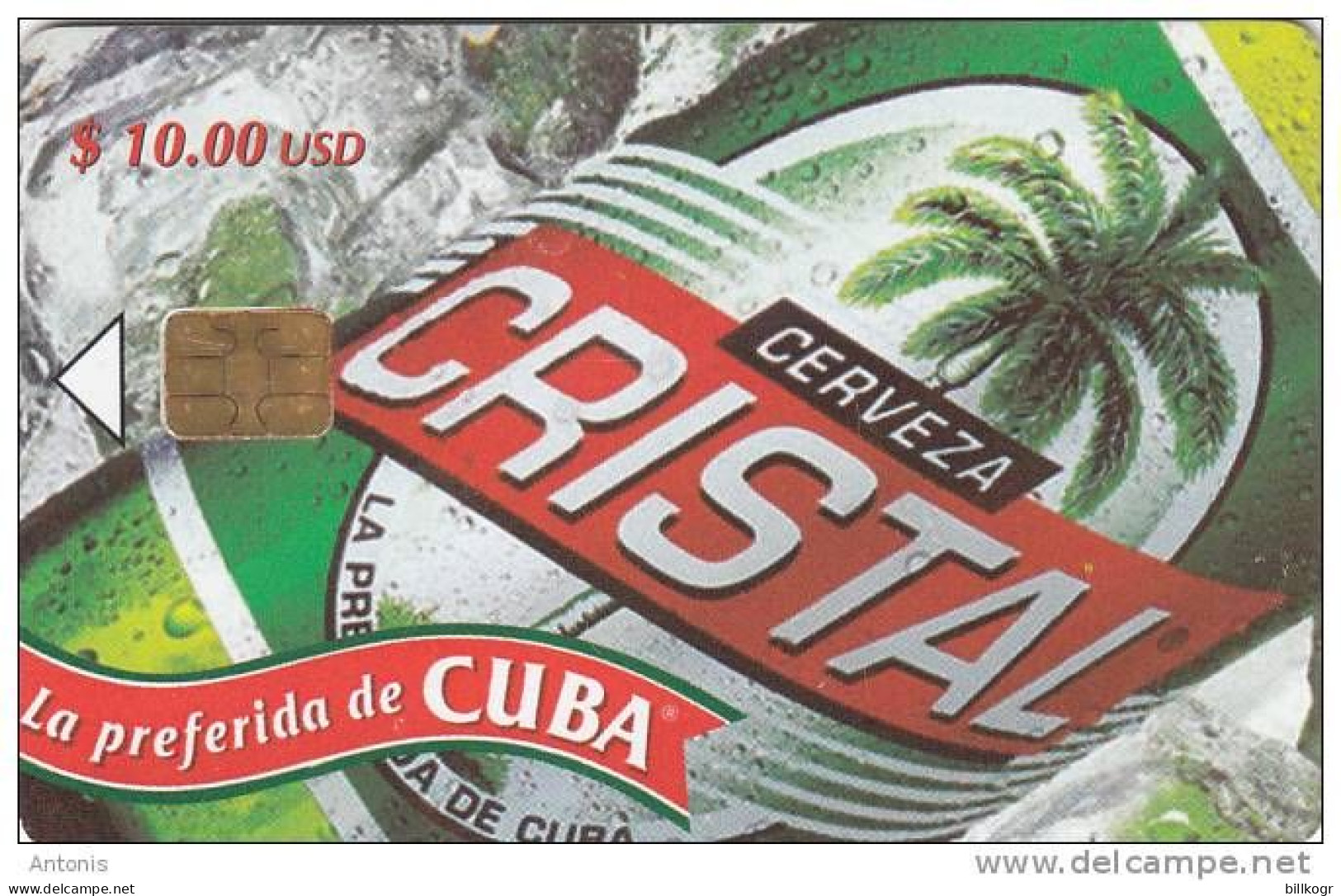 CUBA - Cristal Beer, Tirage 50000, 01/02, Used - Cuba