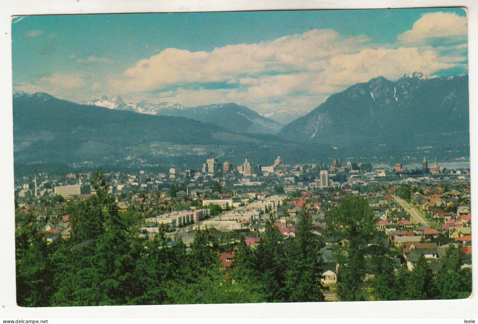 CR65. Postcard. Vancouver, Canada. View Of The City From Little Mountain - Vancouver