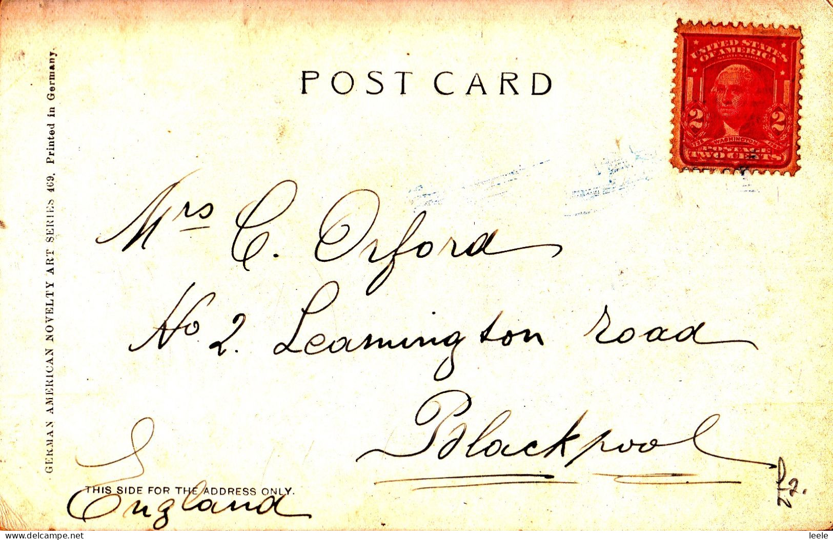 CR96. Vintage Undivided US Greetings Postcard.  Glittered Fish - Fish & Shellfish