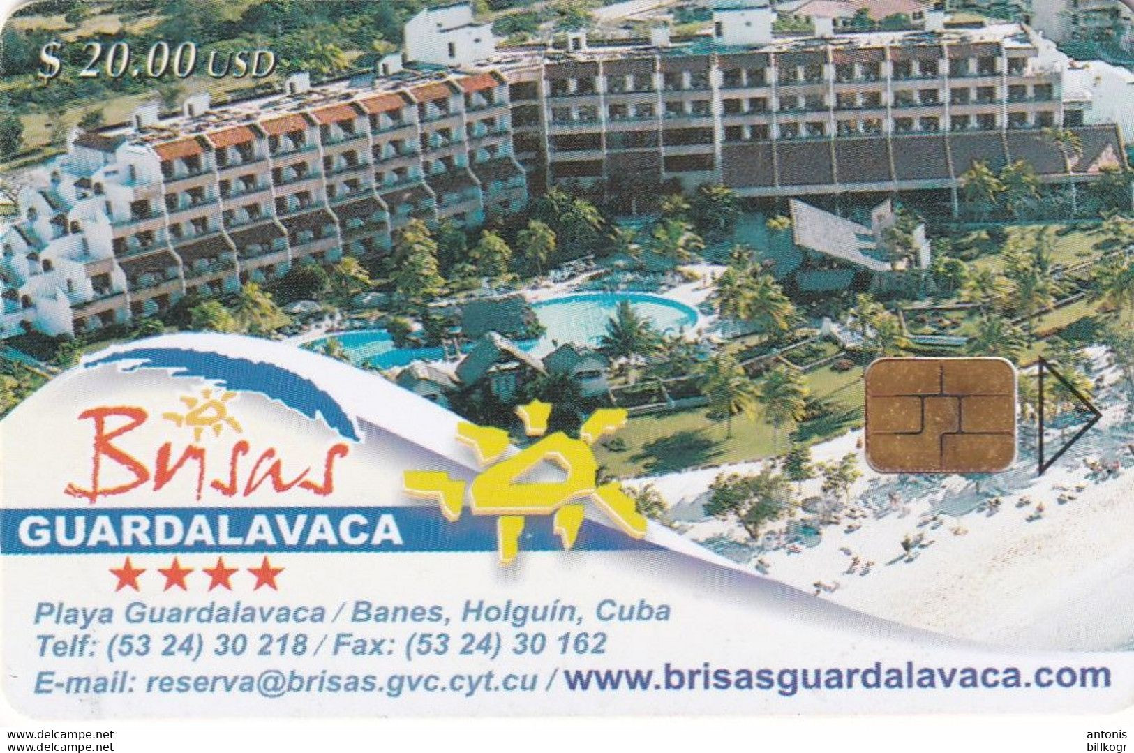 CUBA - Brisas Guardalavaca, Tirage 50000, 10/03, Used - Kuba
