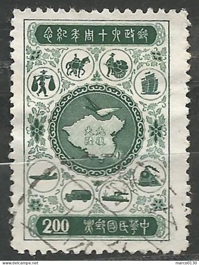 FORMOSE (TAIWAN) N° 202 + N° 203 + N° 204 + N° 205 OBLITERE - Used Stamps