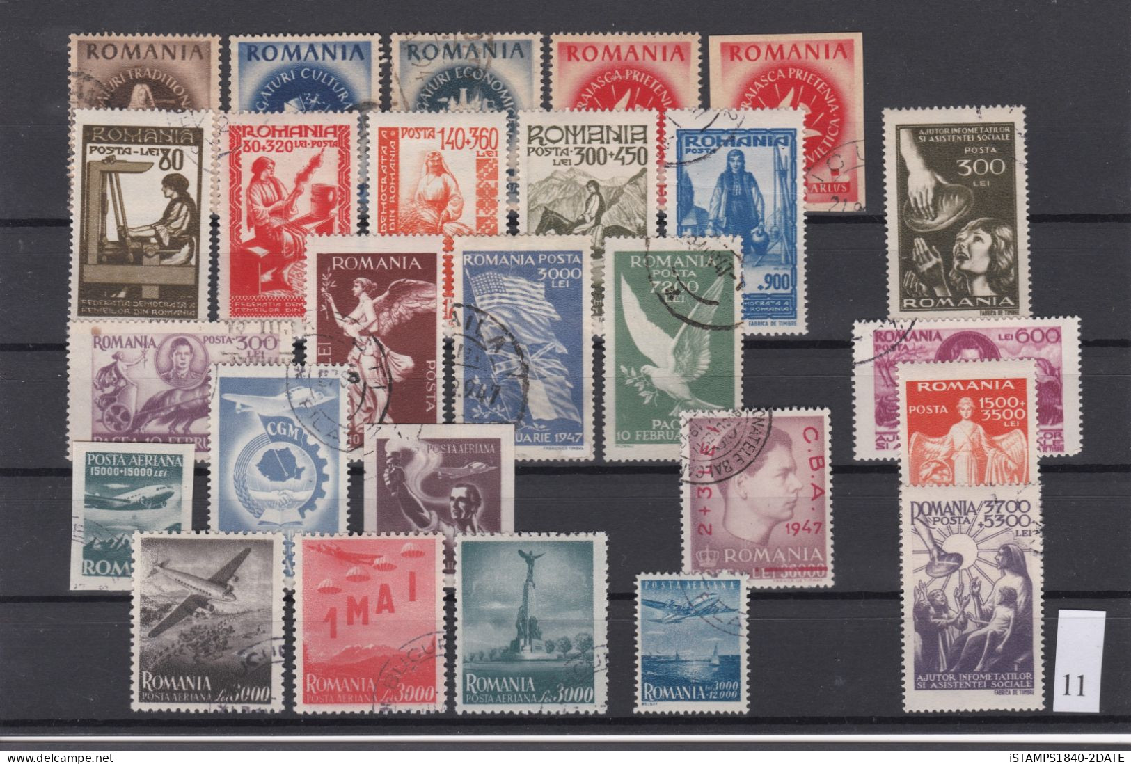 001197/ Romania 1872-1950s Collection Fine Used/ Used (450) Large Cat Value