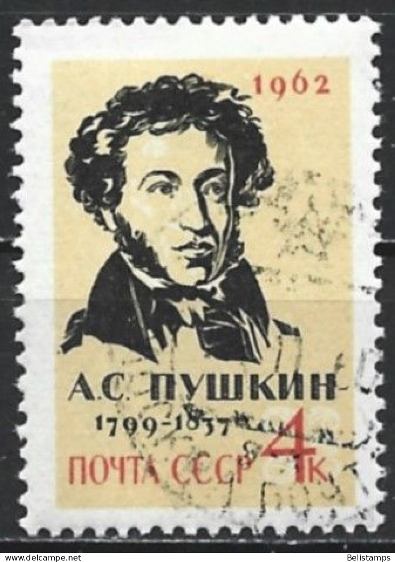 Russia 1962. Scott #2560 (U) Aleksander S. Pushkin, 125th Death Anniv.  *Complete Issue* - Usados