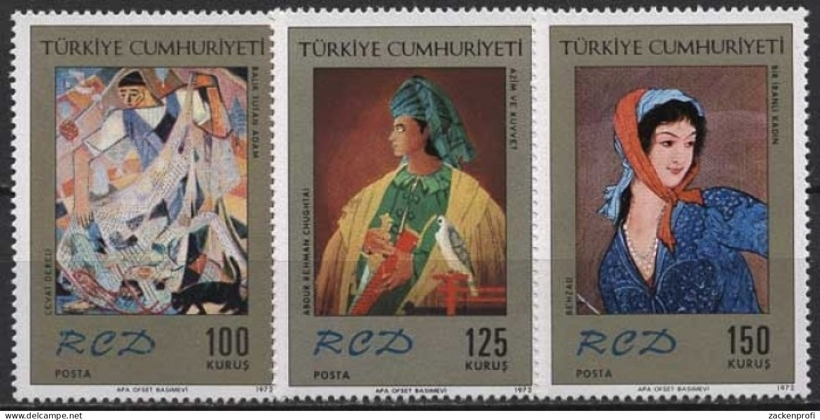 Türkei 1972 Regionale Zusammenarbeit Für Entwicklung 2258/60 Postfrisch - Unused Stamps