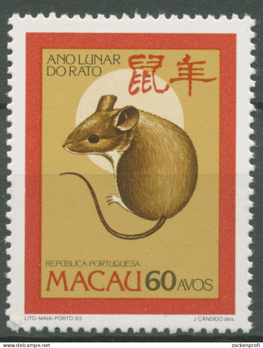 Macau 1984 Chinesisches Neujahr Jahr Der Ratte 513 A Postfrisch - Nuevos
