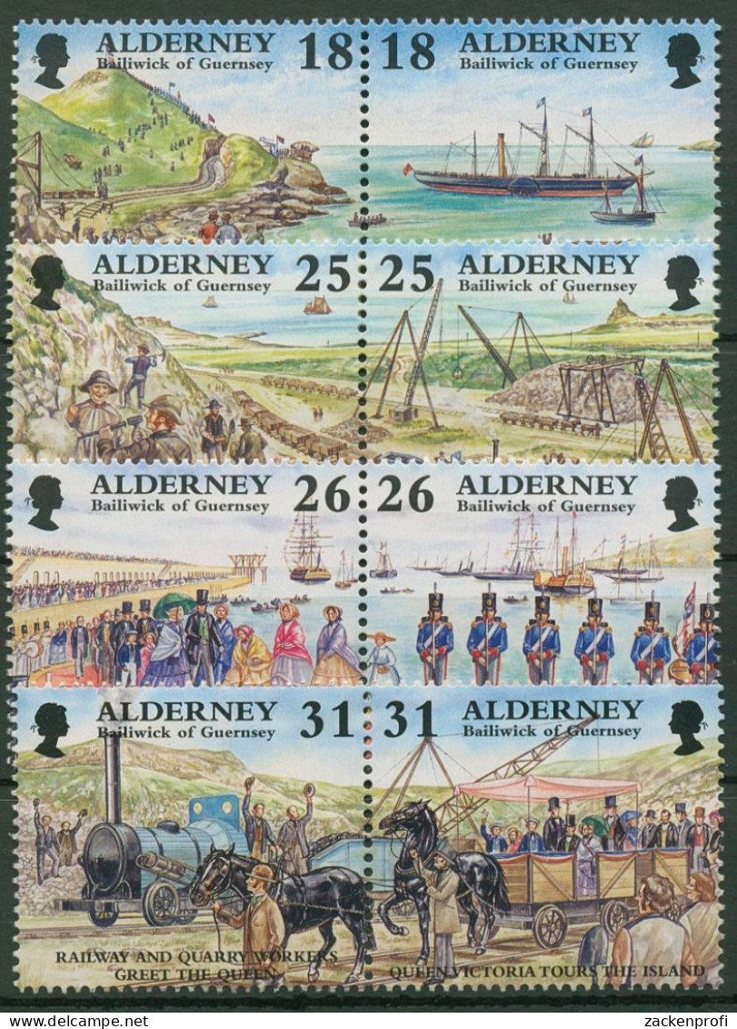 Alderney 1997 Ereignisse Entwicklung 108/15 4 Paare Postfrisch - Alderney