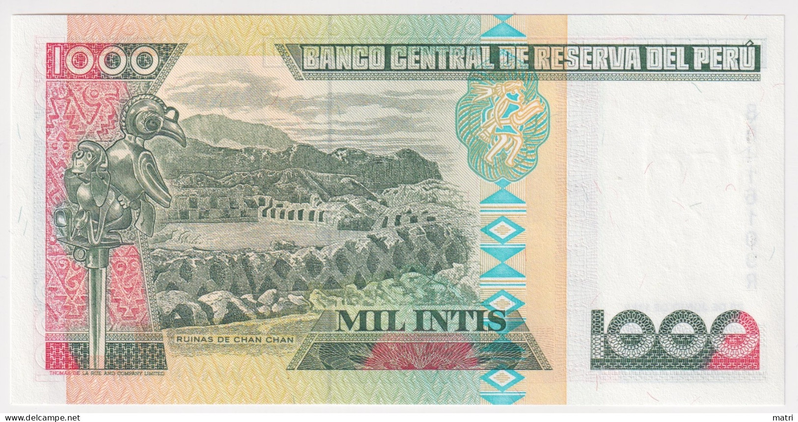 Peru 1000 Intis 1988 - Perù