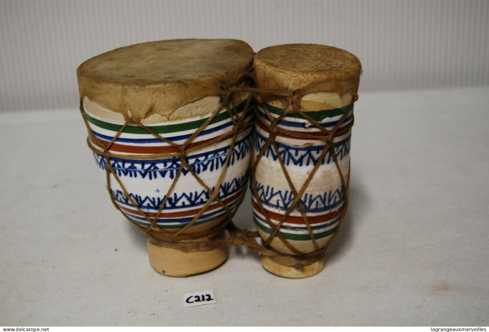 C212 2 Authentiques Tam Tam - Africain - Inde - Musique - Instruments De Musique