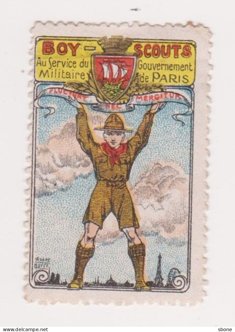 Vignette Militaire Delandre - Boy Scouts - Militärmarken