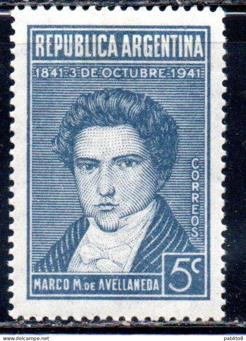 ARGENTINA 1941 MARCO M. DE AVELLANEDA 5c MH - Neufs