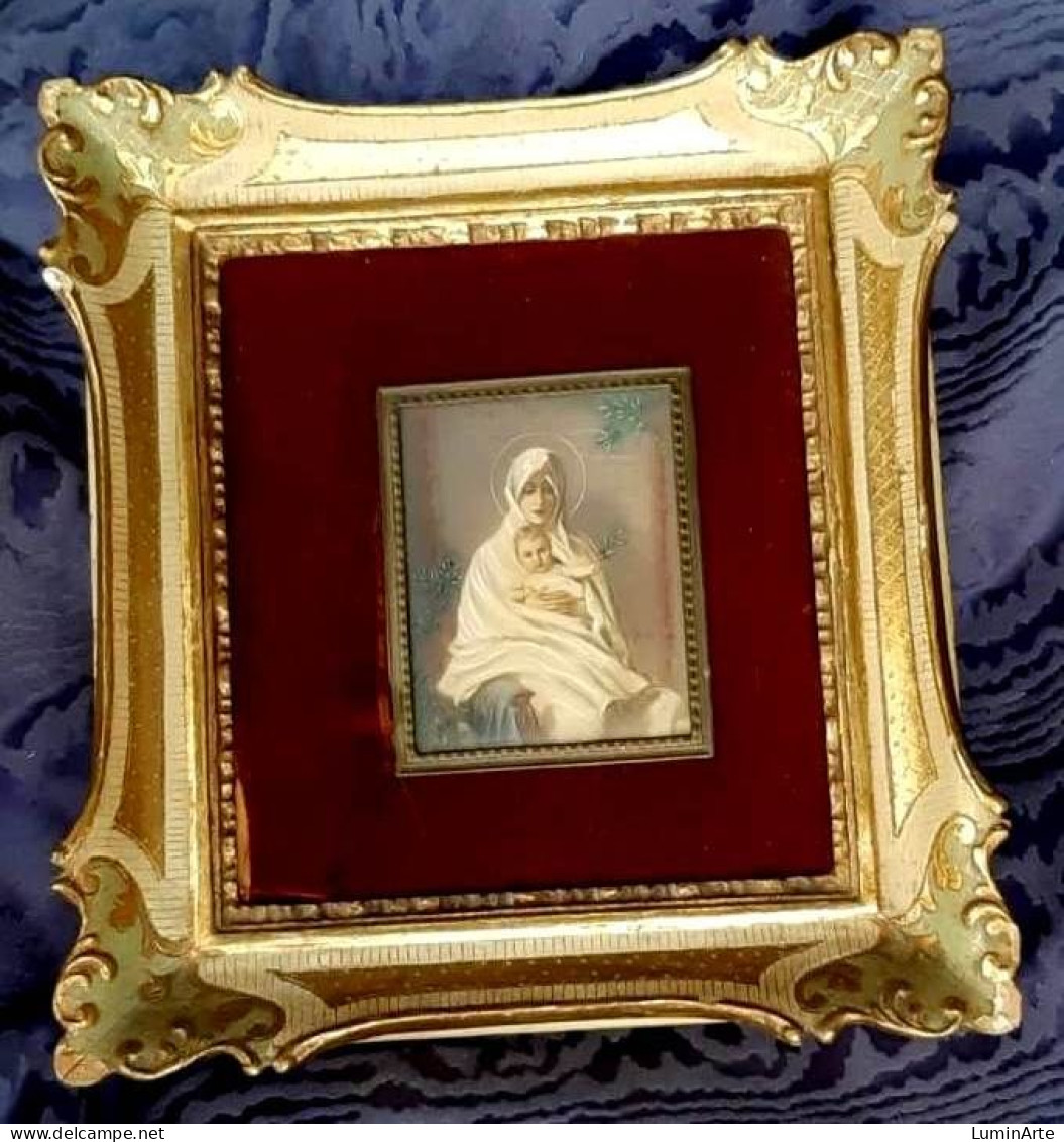 "Madonna Dell'Ulivo" First '900 Signed - Religious Art