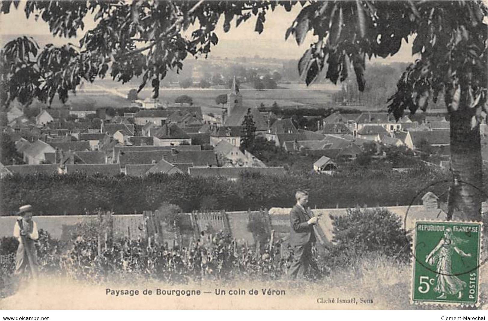 Paysage De Bourgogne - Un Coin De VERON - Très Bon état - Veron