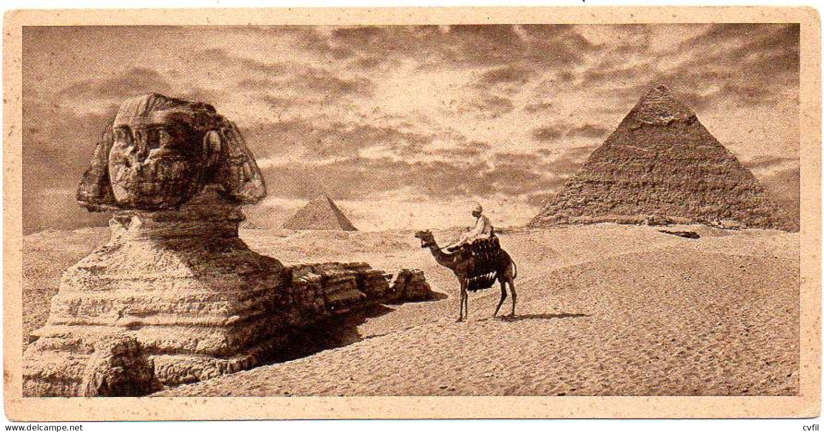 EGYPT Ca 1915. UNCIRCULATED POSTAL CARD Depicting SPHINX And PYRAMIDS In CAIRO - Sphinx