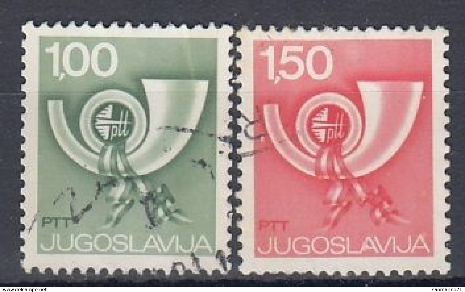 YUGOSLAVIA 1695-1696,used,hinged - Usados