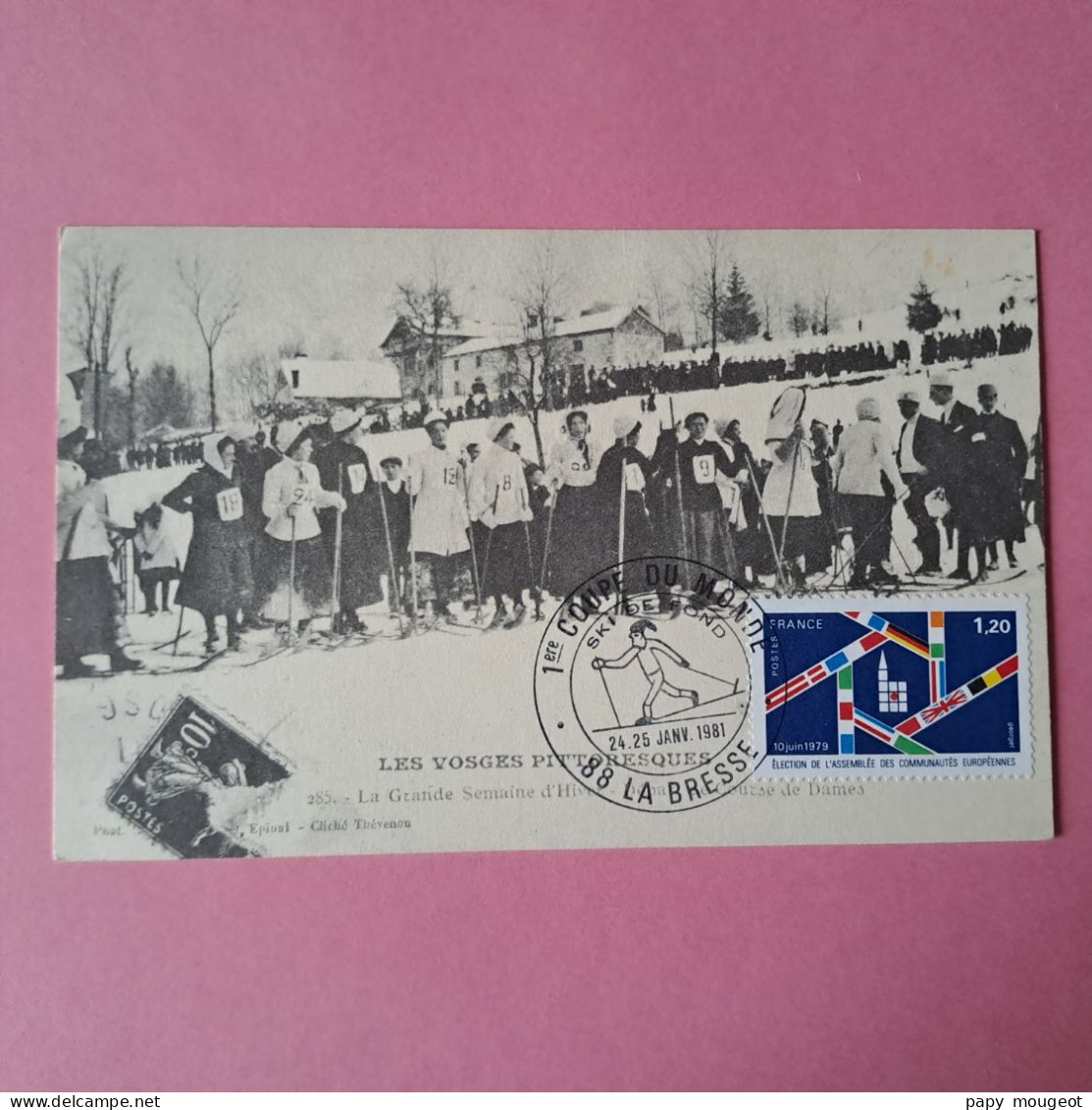 1ère Coupe Du Monde Ski De Fond - La Bresse 88 24.25 Janvier 1981 - Temporary Postmarks