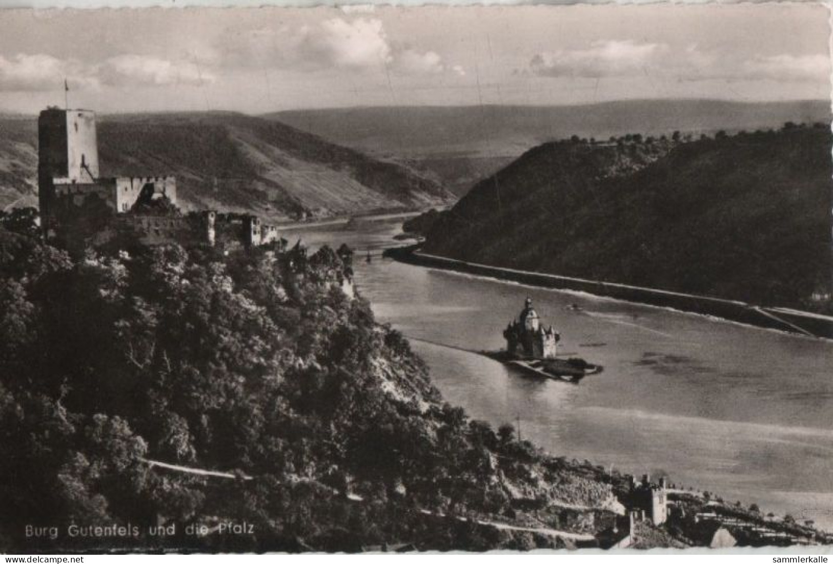 107521 - Kaub, Burg Gutenfels - Und Die Pfalz - Kaub