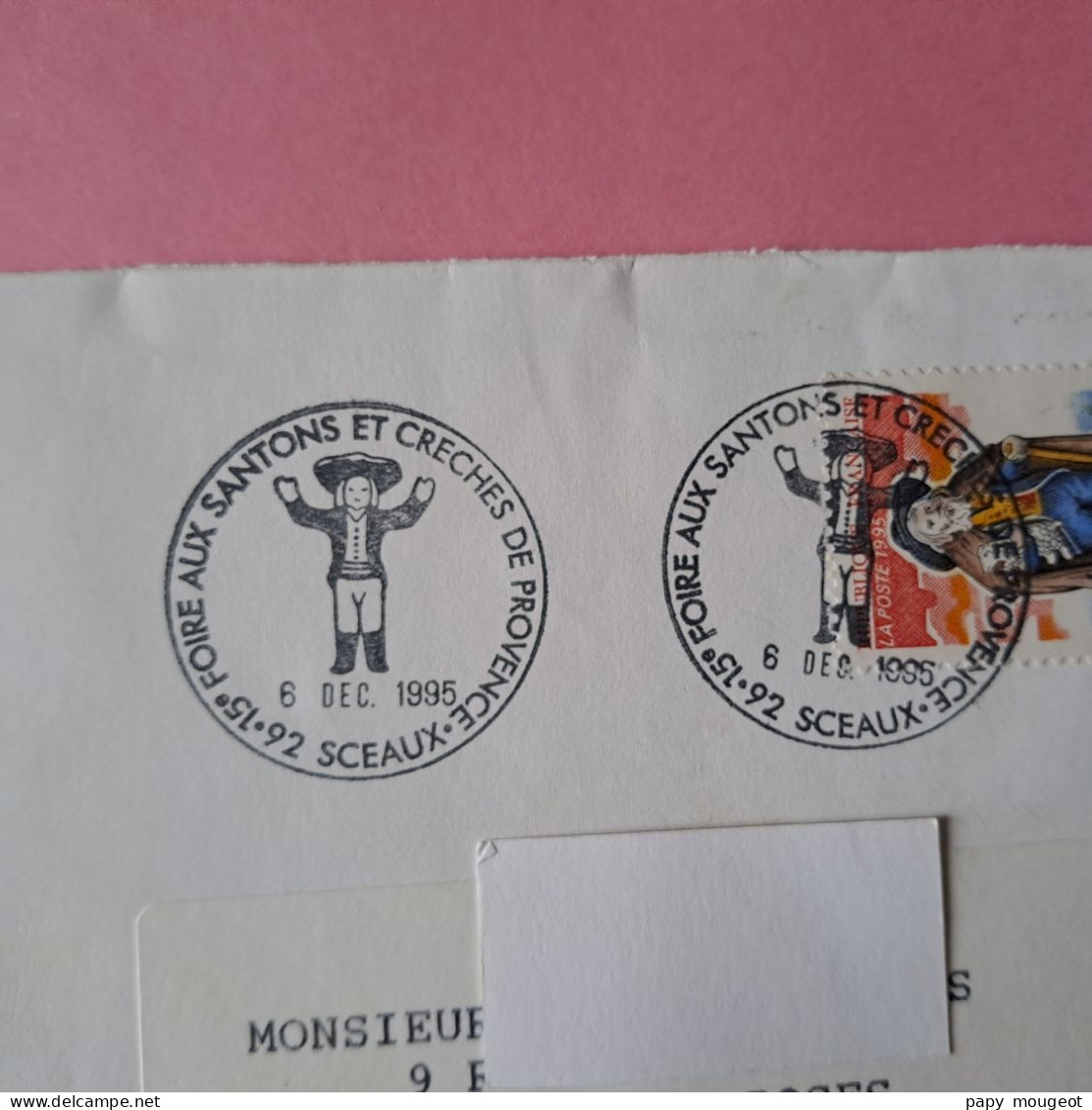 15e Foire Aux Santons Et Crèches De Provence 92 Sceaux 06-12-1995 - Temporary Postmarks