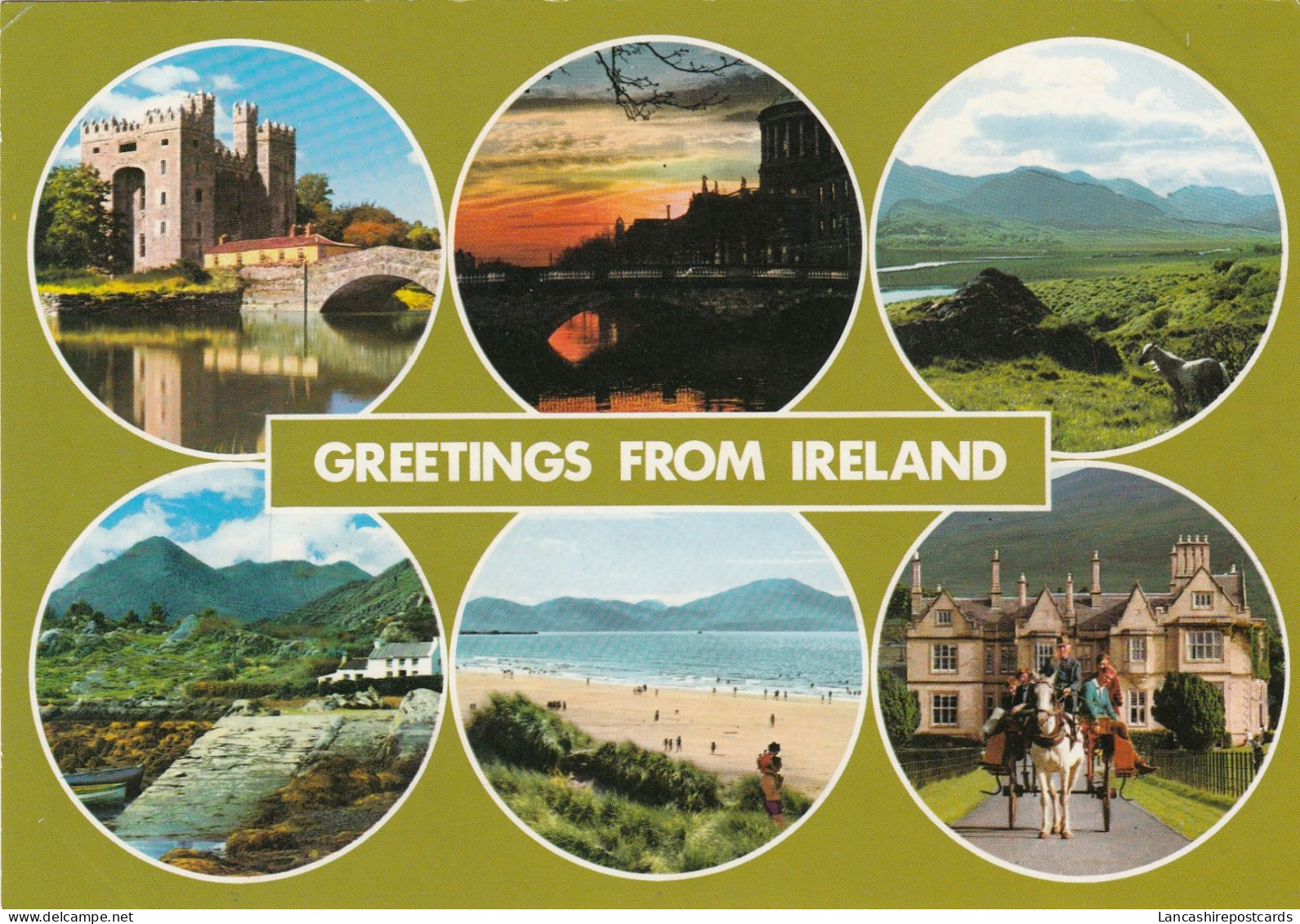 Postcard Greetings From Ireland [ John Hinde ] My Ref B26423 - Other & Unclassified