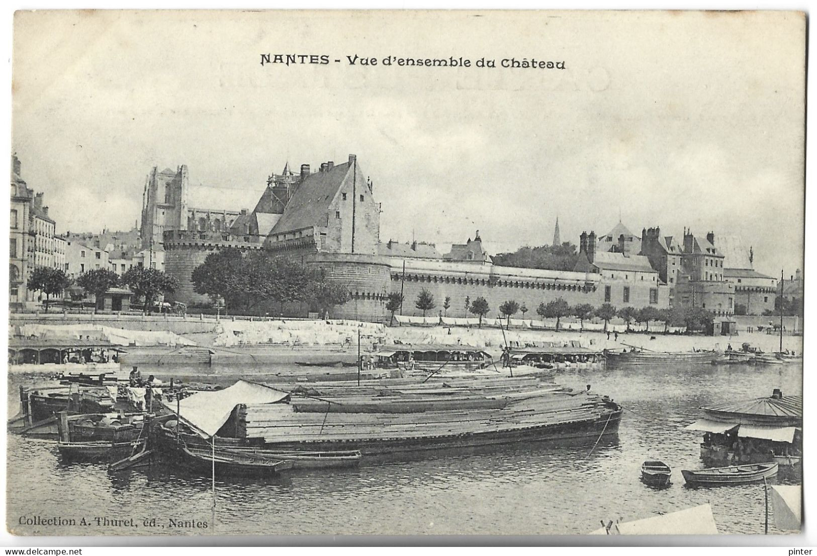 PENICHE - NANTES - Vue D'ensemble Du Château - Houseboats